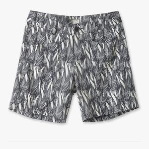 KAVU Rosarita Quick Dry Shorts with Pockets Leaf Pattern Size 4